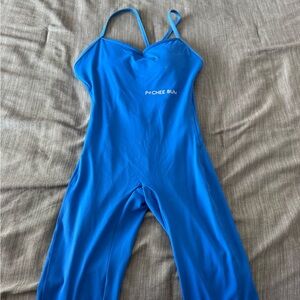 Pochee Bum Blue Jumpsuit